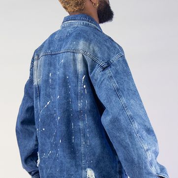 CHAQUETA OVERSIZE ROTOS  - imagen 2