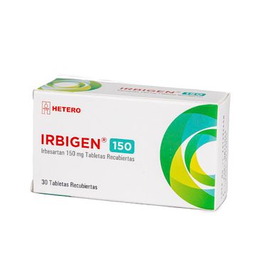 Imagen del producto IRBIGEN 150MG (IRBESARTAN) DIS X 30 TAB 