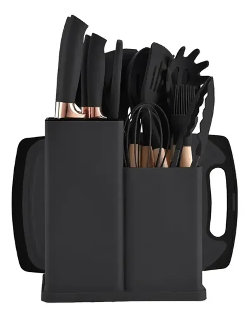 UTENSILIOS DE COCINA 19 PCS CAJA GRANDE