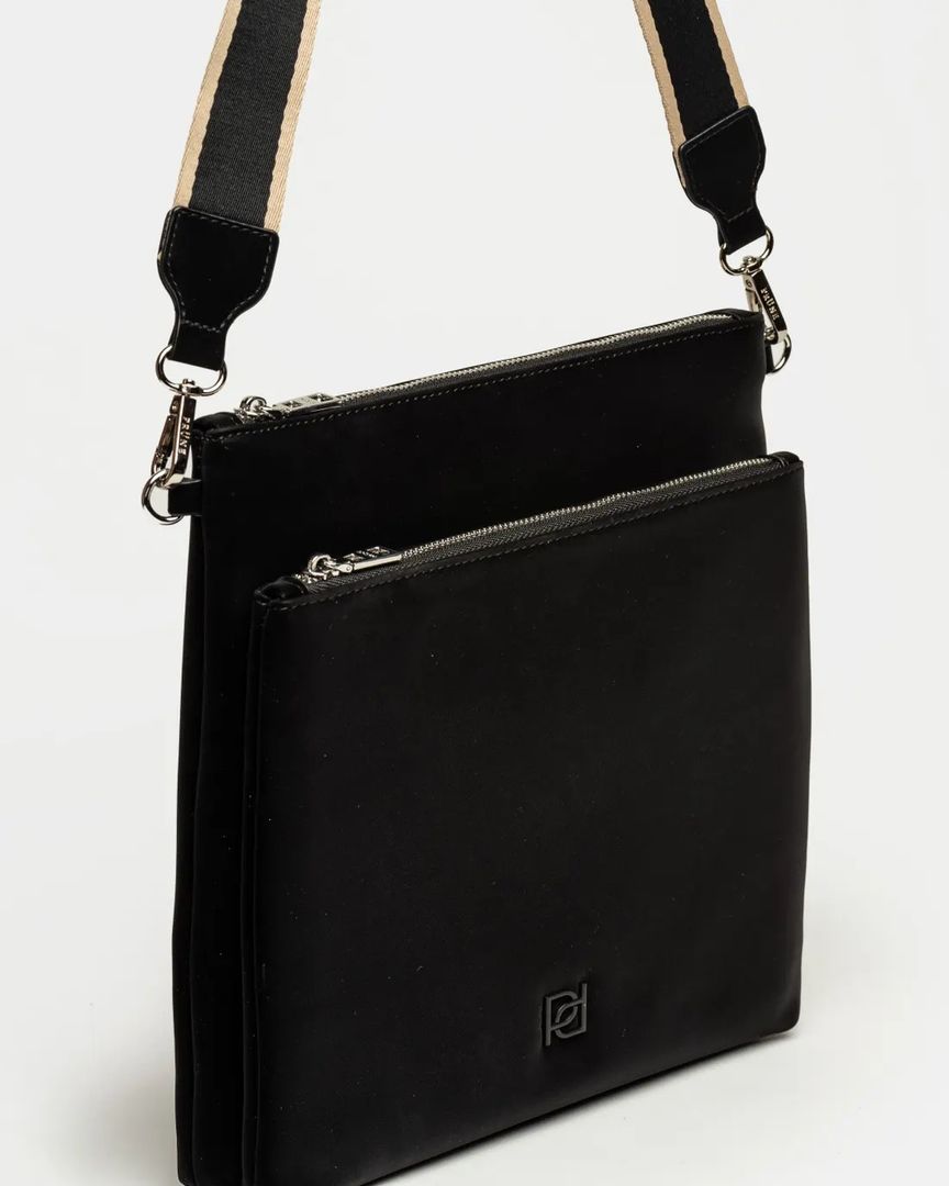 BANDOLERA LILY NYLON NEGRO