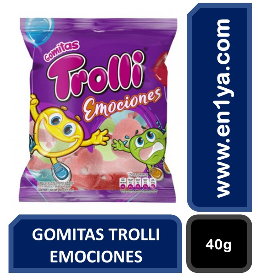 GOMAS TROLLI EMOCIONES*40G