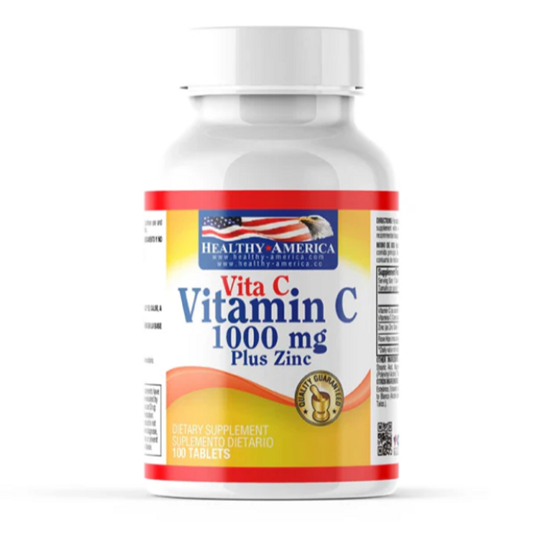 VITAMINA C + ZINC X 100 TABLETAS