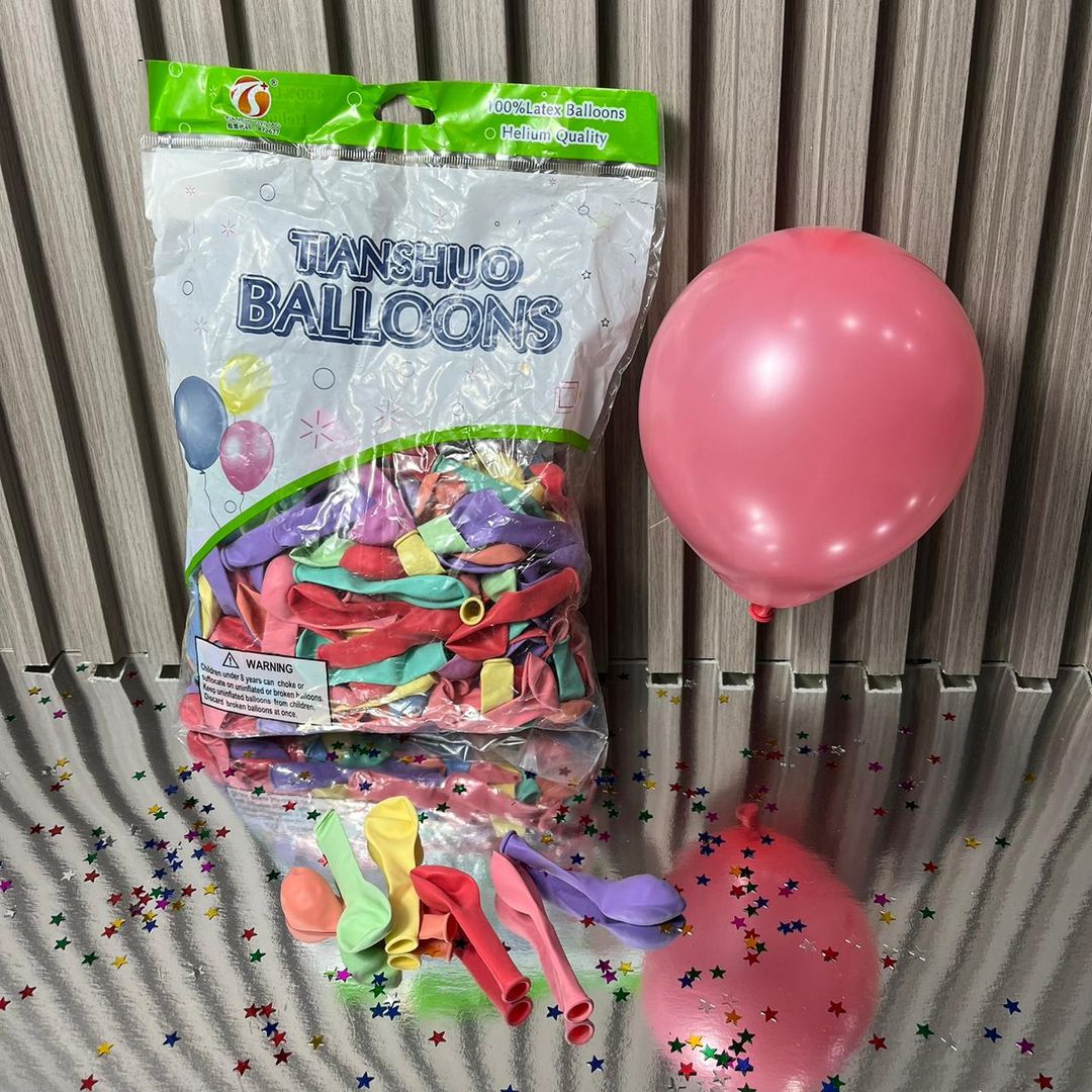 GLOBO R6 BLANCO MATE X 200 UNIDADES