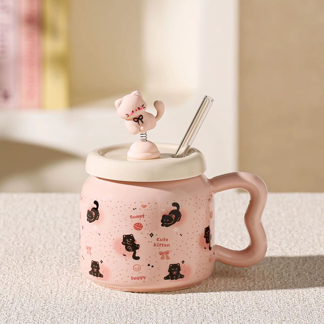 Mug gatito coquette 