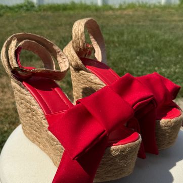 Imagen del producto Plataformas Moño Rojo