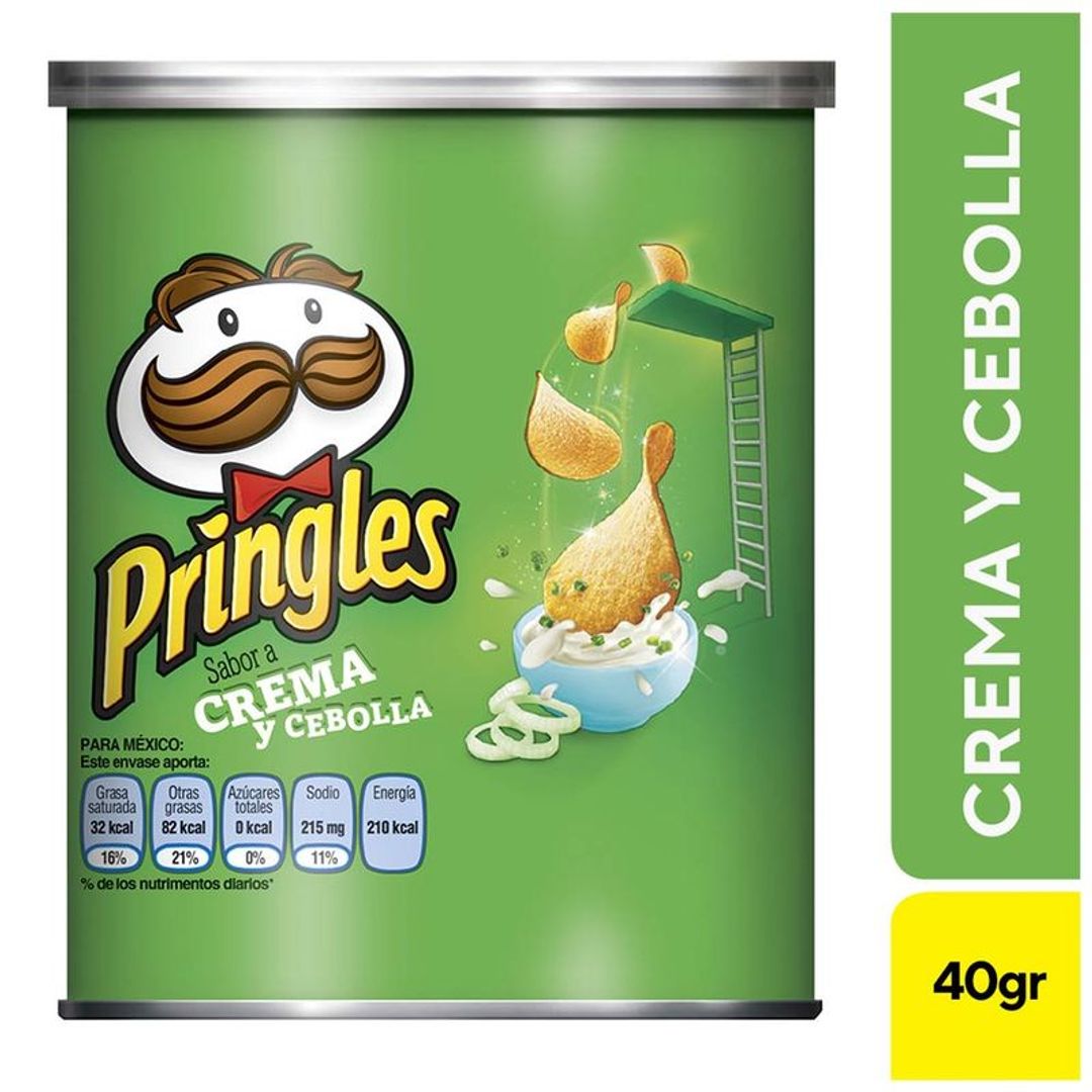 PRINGLES CREMA CEBOLLA*40G