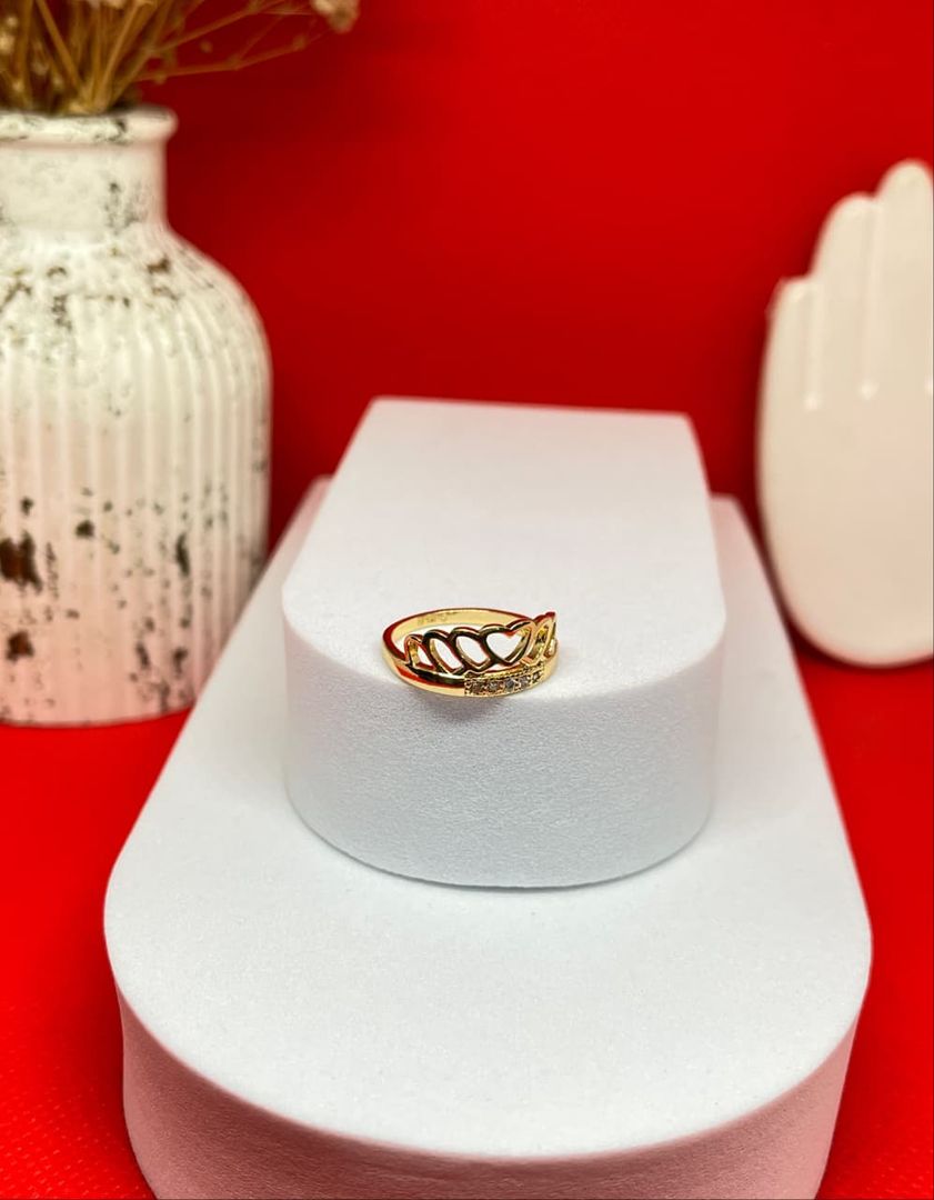 Anillo corona circonias cristal