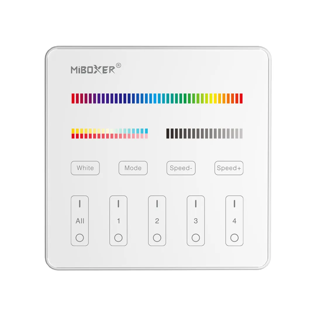 CONTROL DE PARED PILA RGB/W