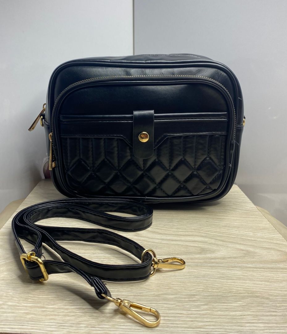 Bolso, verde y negro 