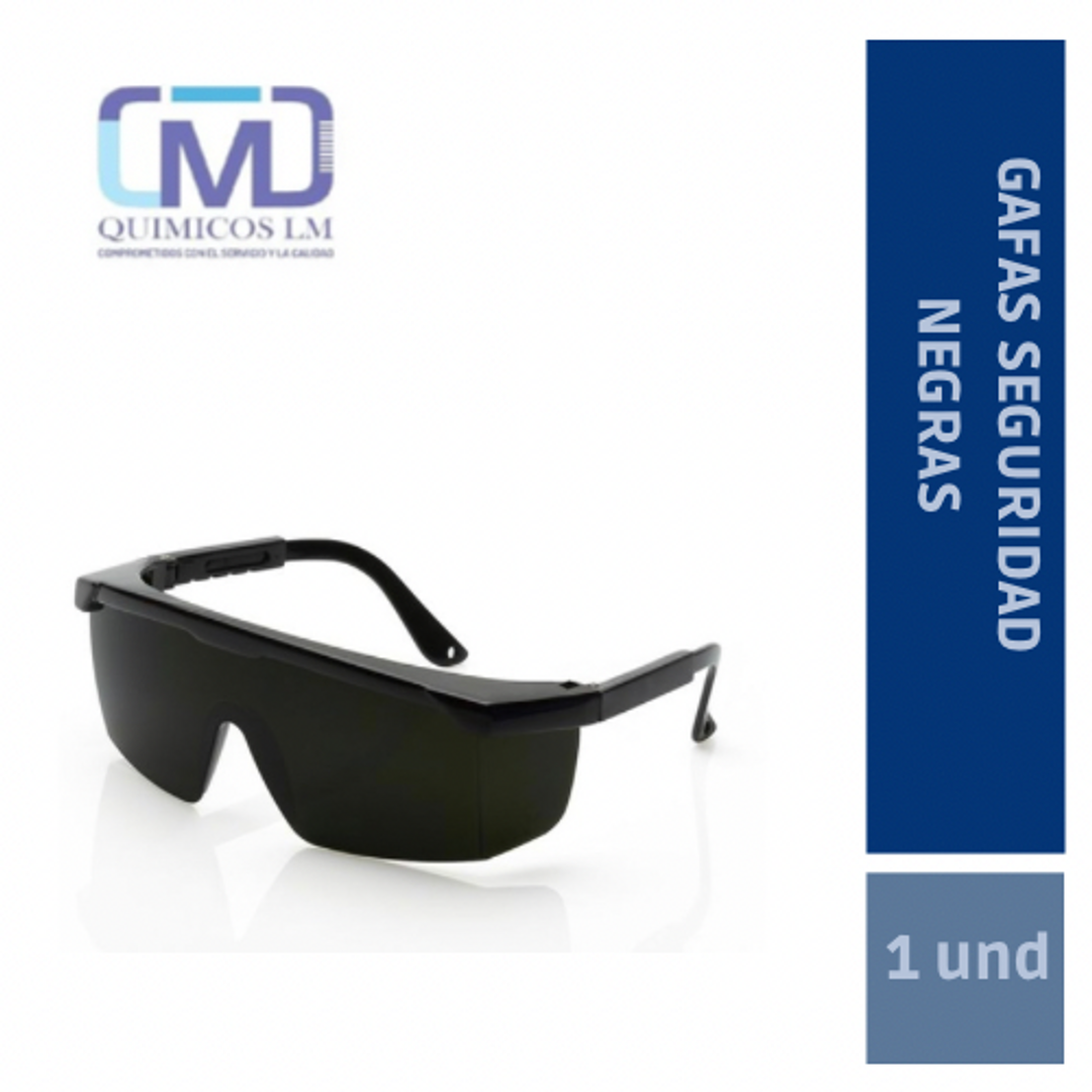 GAFAS DE SEGURIDAD NEGRAS 