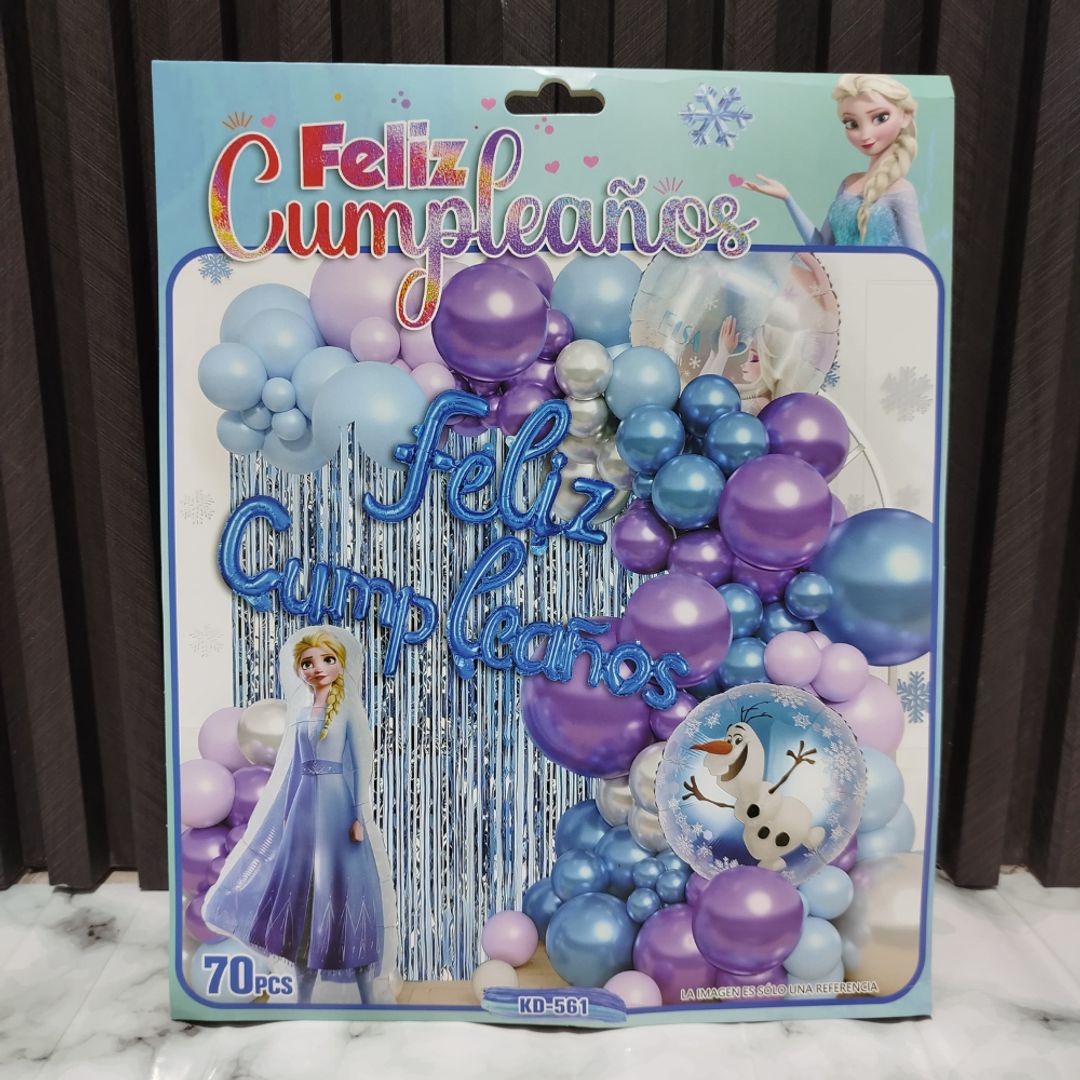 ARCO DE GLOBOS FROZEN