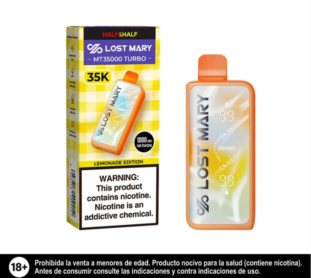 Lost Mary Half And Half 35.000 Puffs Mt Turbo