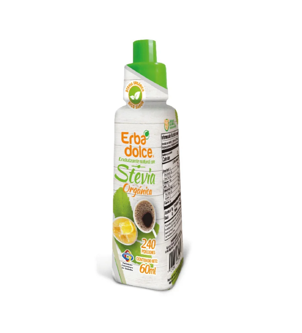 STEVIA SABOR VAINILLA X 60 ML ERBA DOLCE