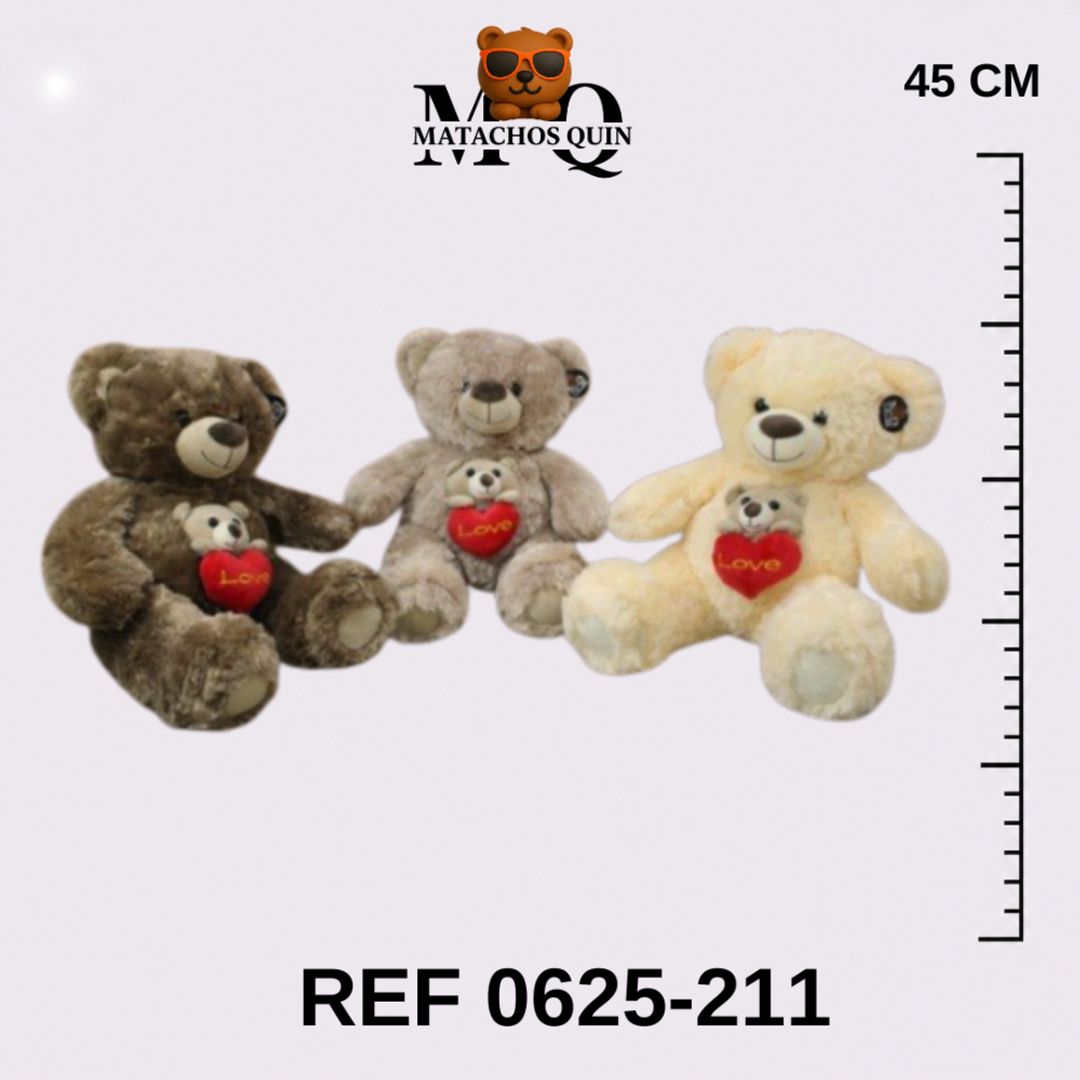 OSO SURTIDO CON CORAZÓN