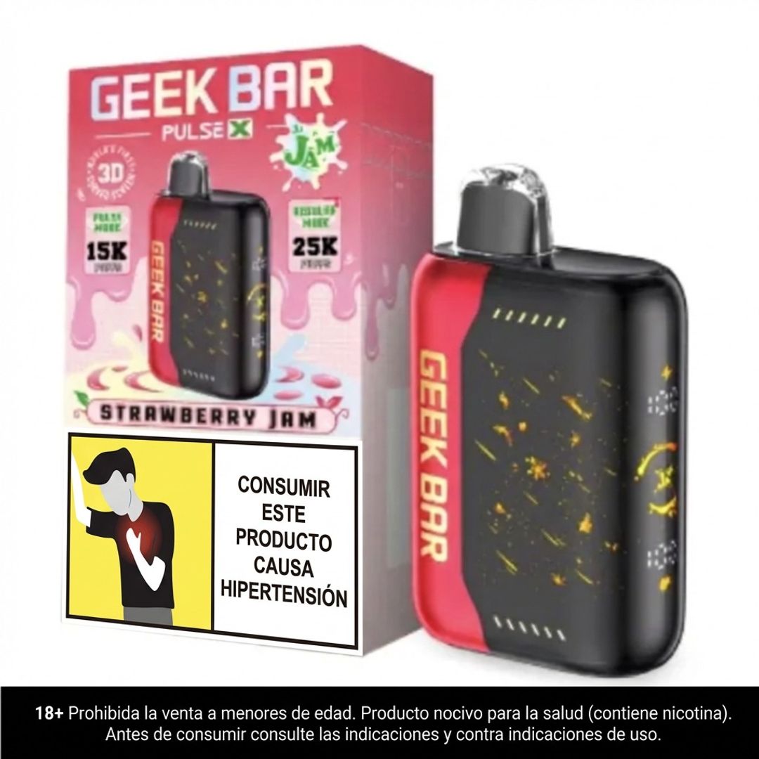 Geek Bar Pulse X Strawberry Jam 25.000 Puffs