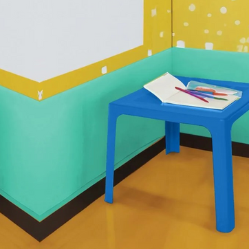 Imagen del producto MESA PEQUEÑIN AZUL-RIMAX