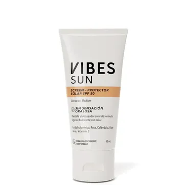 Imagen del producto PANTALLA SOLAR COLOR MEDIUM SPF50 30ML VIBES