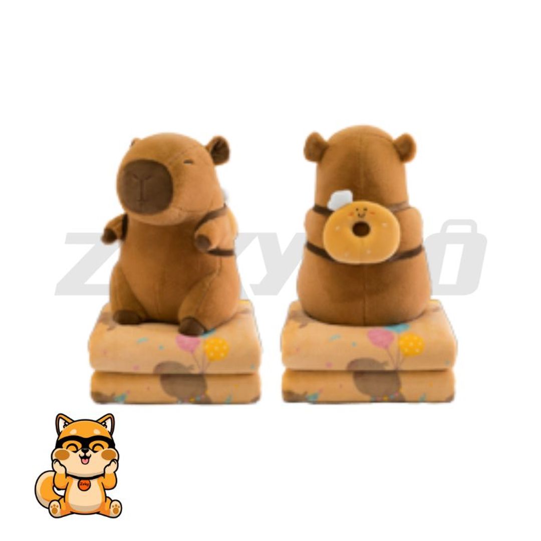PELUCHE COBIJA CAPIBARA