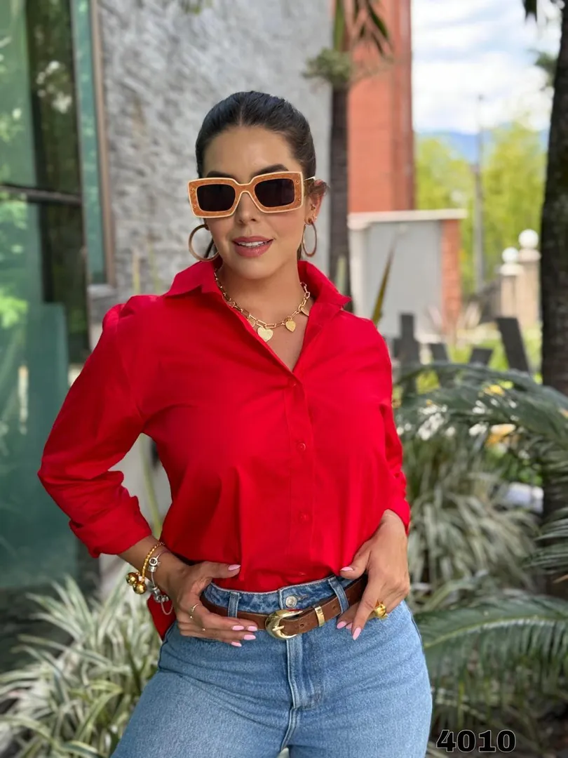 Camisa clásica manga larga 