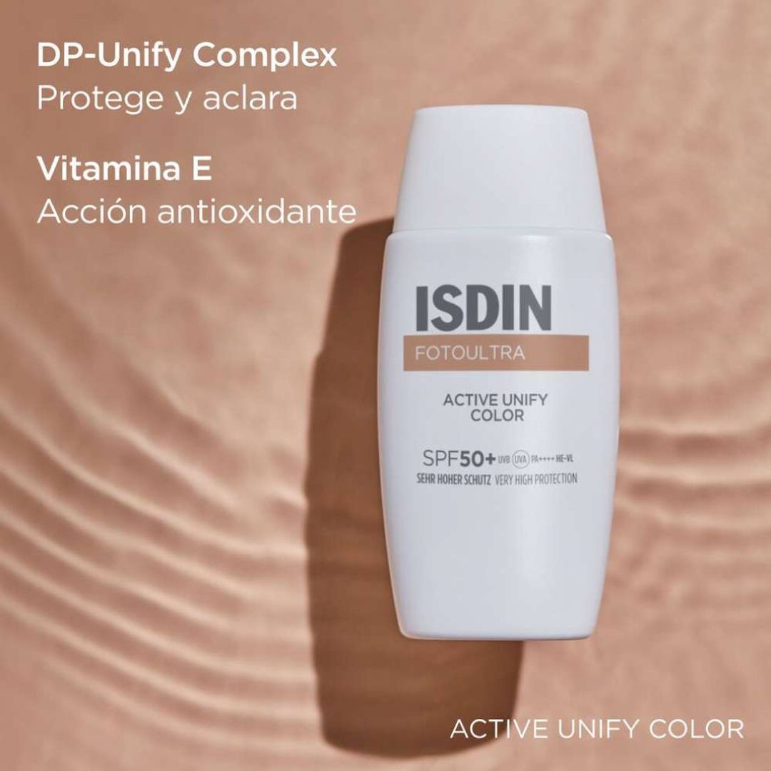 BLOQUEADOR SOLAR ACTIVE UNIFY CON COLOR 50 ML ISDIN