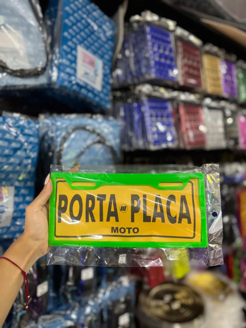 Porta Placa para Moto 2x 5.000