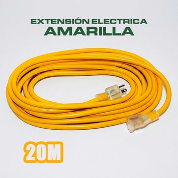 Imagen del producto EXTENSION ELECTRICA AMARILLA 3 X 14 AWG 20 MTS