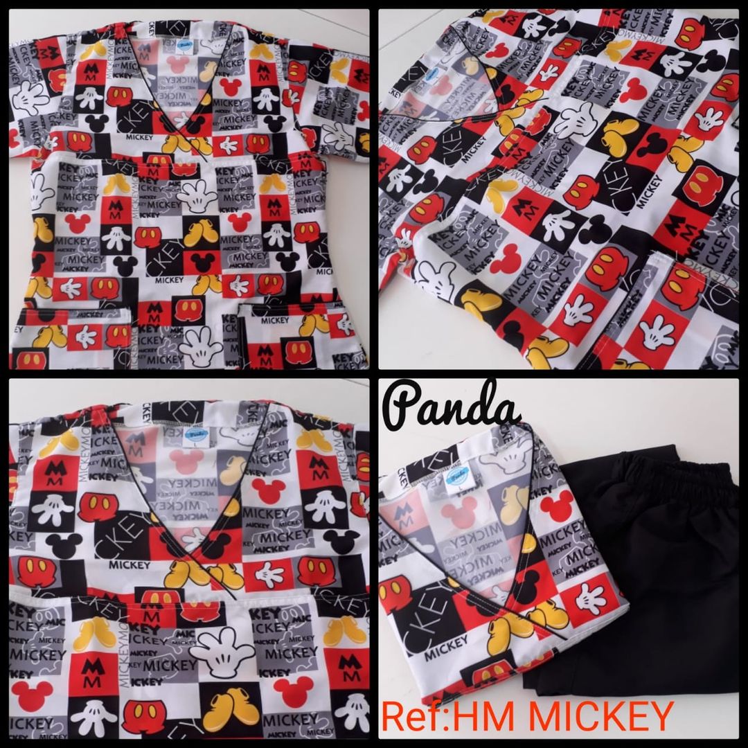 Uniforme Antifluido Estampado Completo 