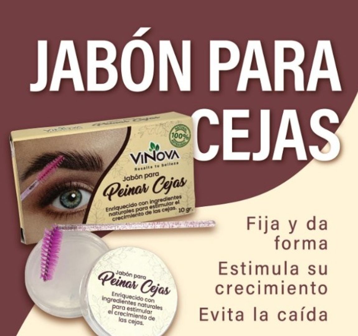 JABON CEJAS VINOVA 