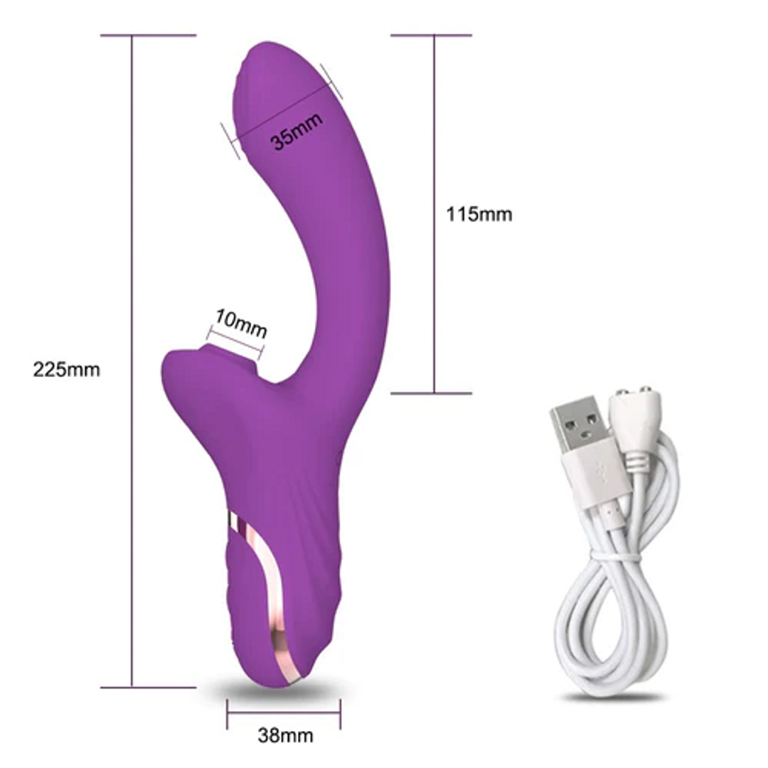 VIBRADOR + SUCCIONADOR CAESAR