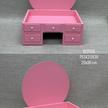 Imagen del producto PEINADORA ROSADA CON ARO