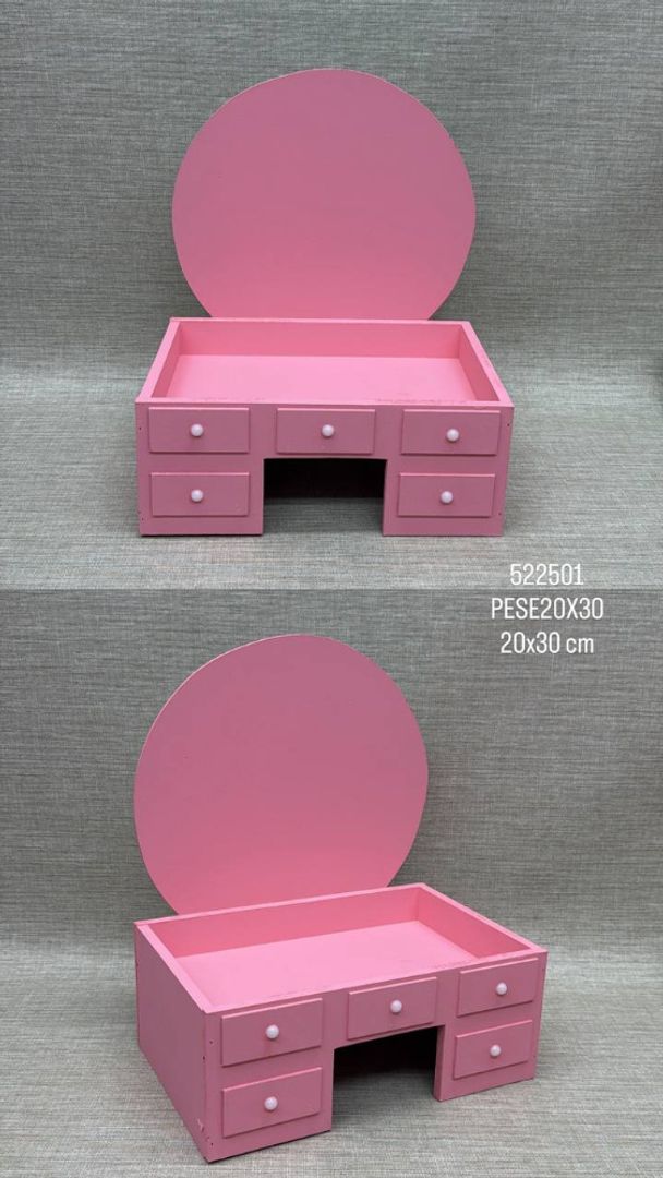 PEINADORA ROSADA CON ARO