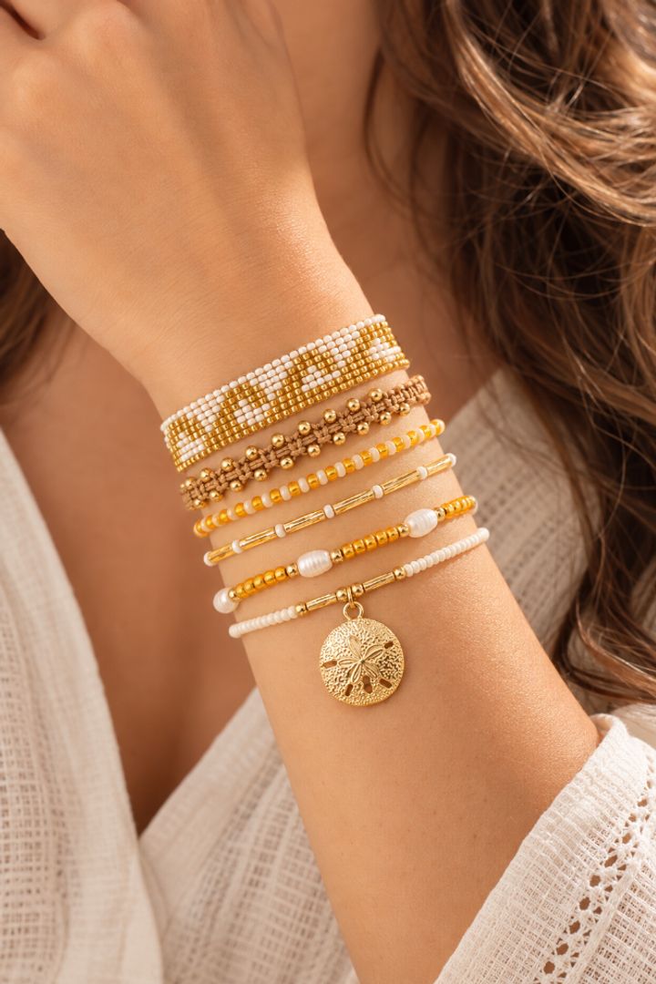 set Pulseras Olas