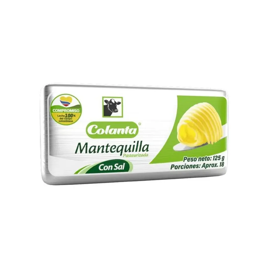 MANTEQUILLA COLANTA CON SAL*125G
