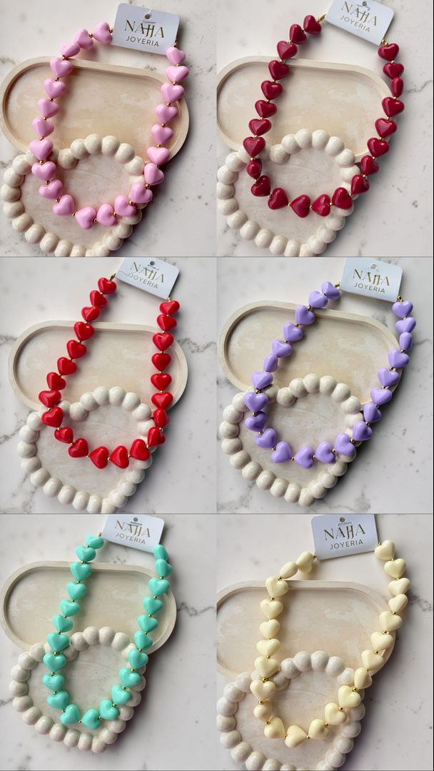 Collar Love Hearts - Colección Corazón 