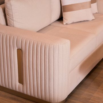 SALA IBIZA CHAMPAÑA TELA BEIGE - imagen 3