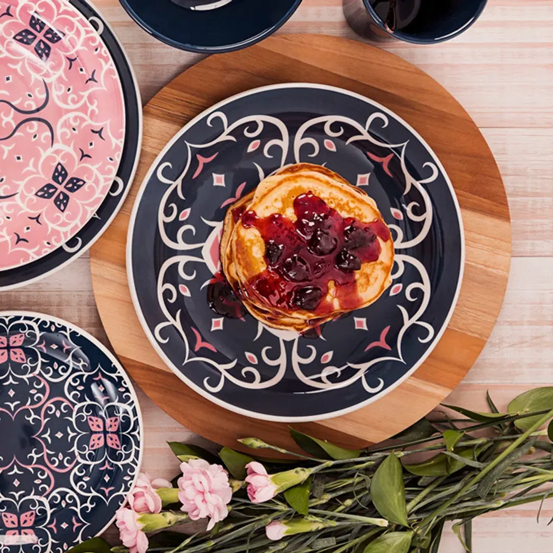 VAJILLA FLOREAL HANNA 