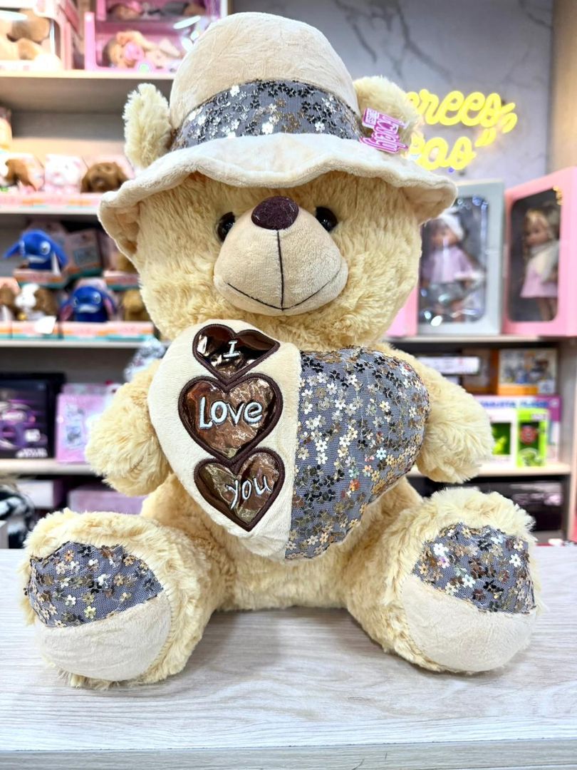 OSO PAVA LENTEJUELA 50cm