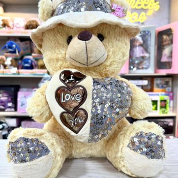 OSO PAVA LENTEJUELA 50cm - imagen 1