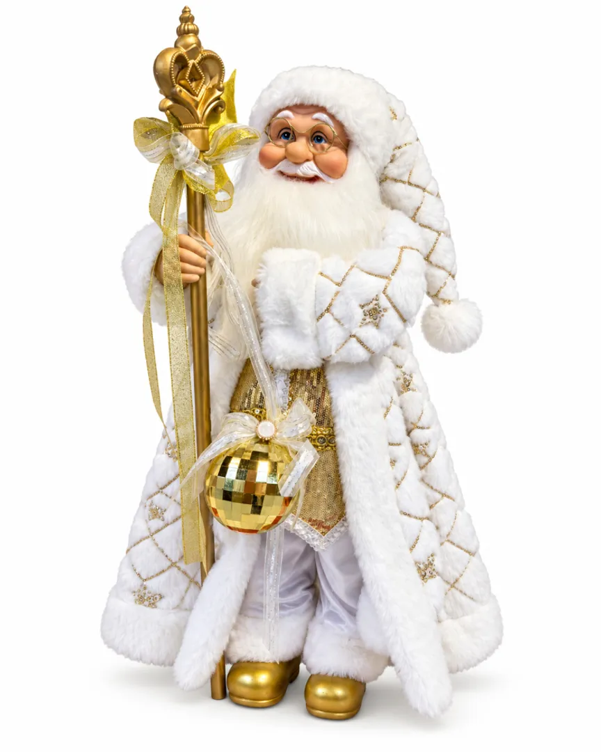 SANTA BLANCO CON DORADO ESPIRITU