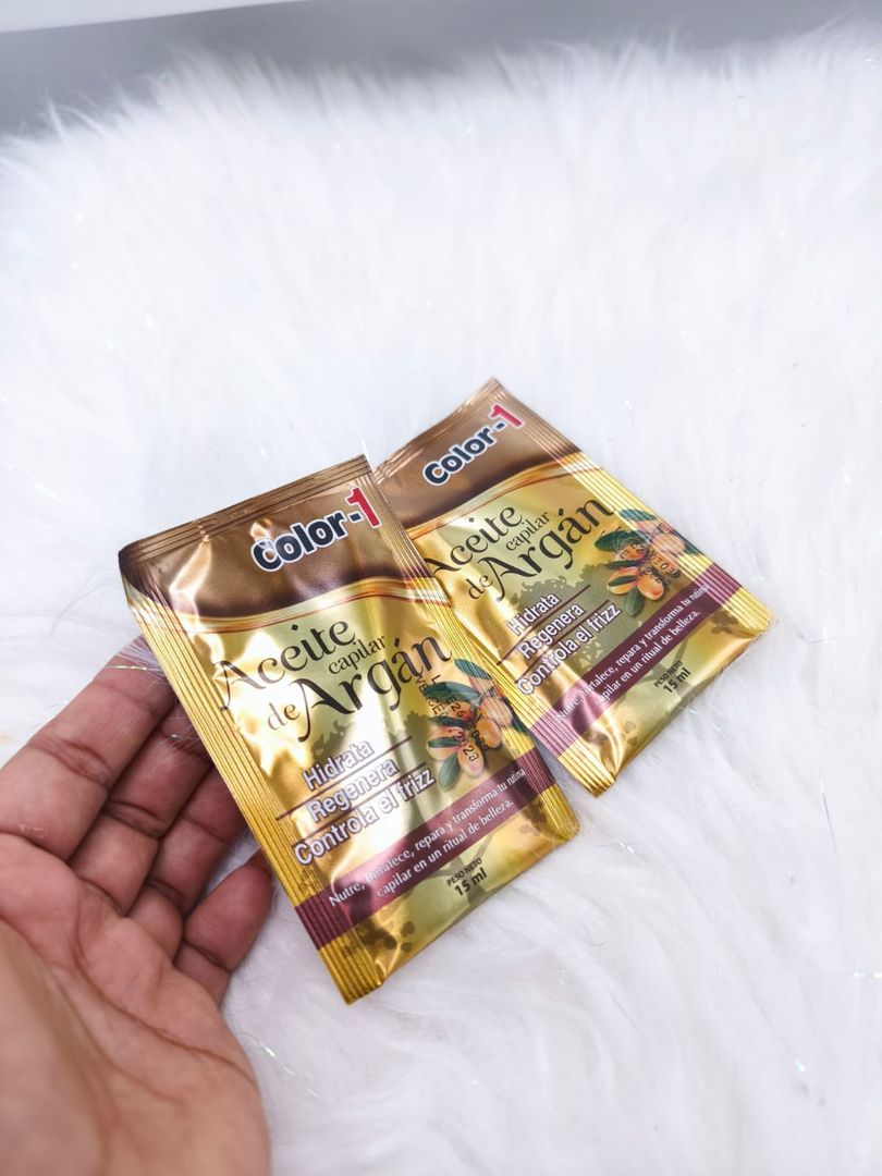 ACEITE CAPILAR DE ARGAN COLOR 1 