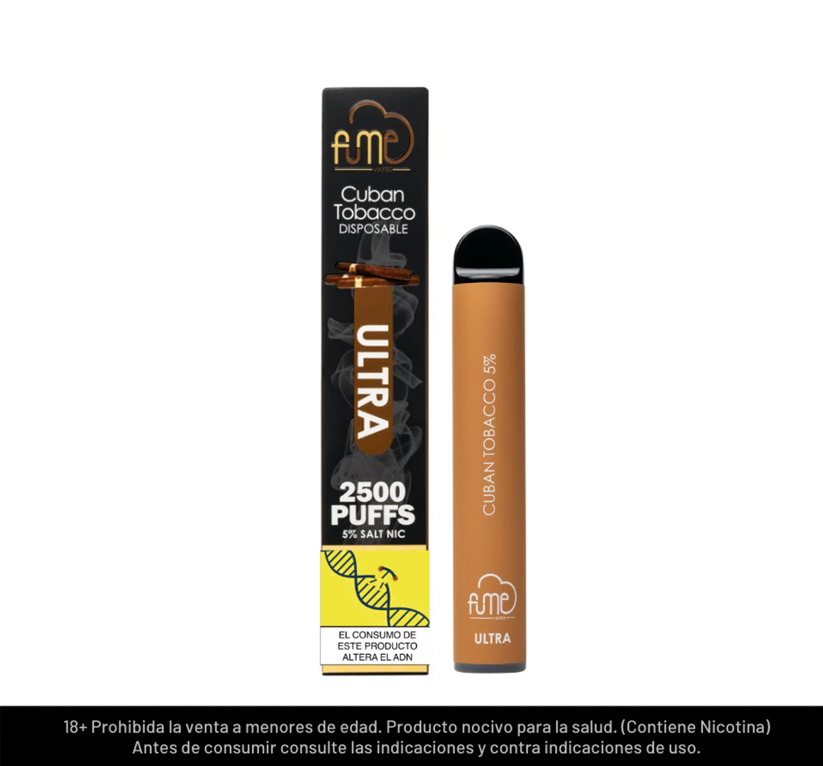 Fume Ultra Cuban Tobacco 2500 Puffs
