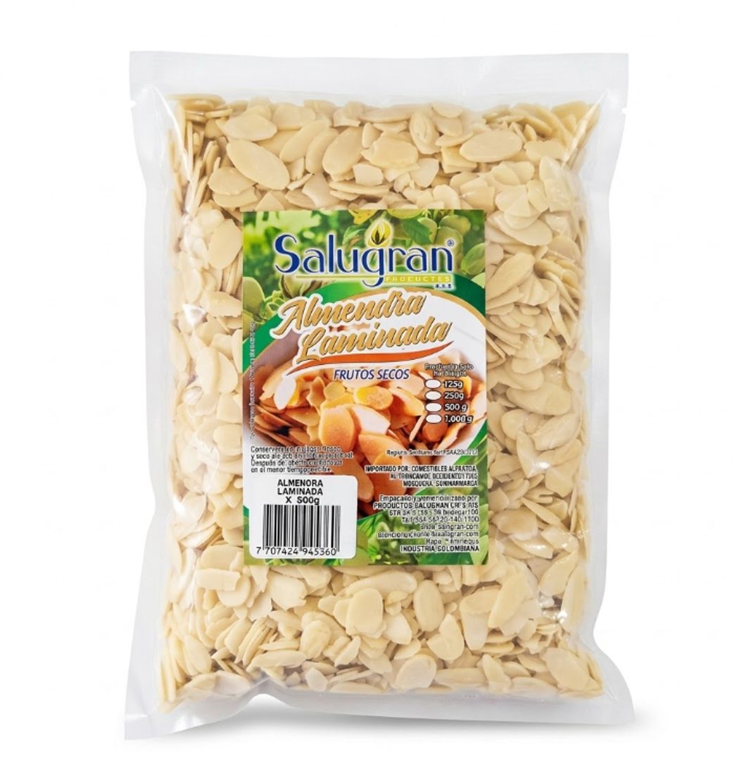 ALMENDRA LAMINADA X 125 GR SALUGRAN