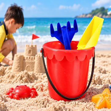 Imagen del producto BALDE PLAYERO PALA Y RASTRILLO-BTOY