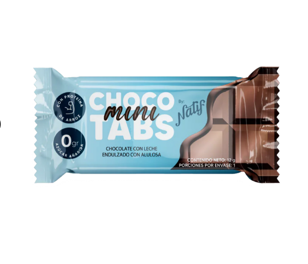 CHOCOTABS MINI LECHE X 12GR NATIF