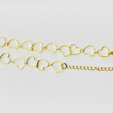 Choker corazones siluetas - imagen 1
