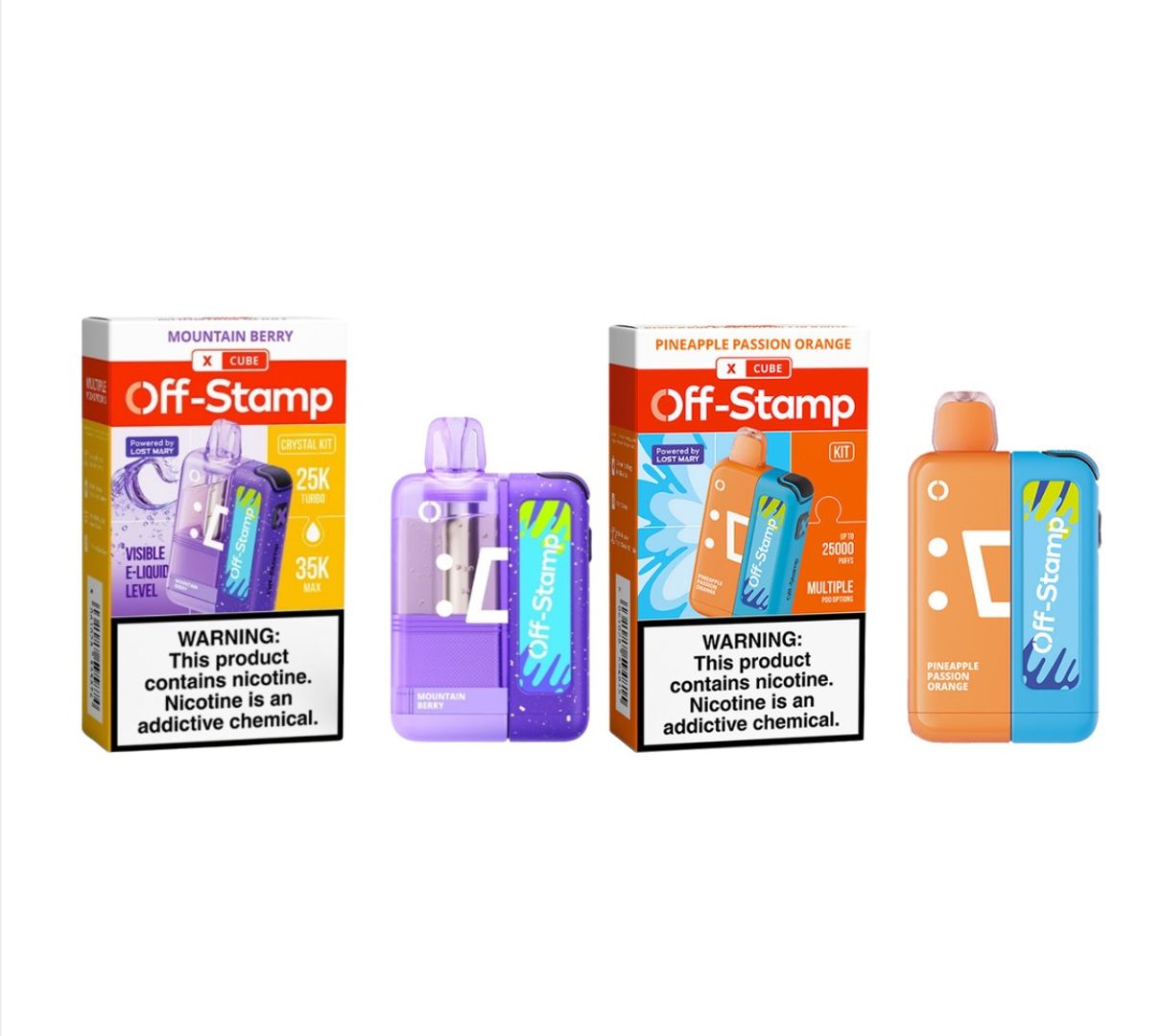 2 Kits Off Stamp 35.000 Puffs