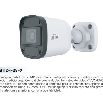 Imagen del producto CAMARA BALA 2MP UNIVIEW 