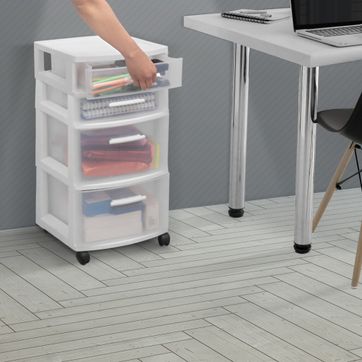 GAVETERO MODULAR ECLYPSE 4 NIVELES NEGRO MQ - imagen 4