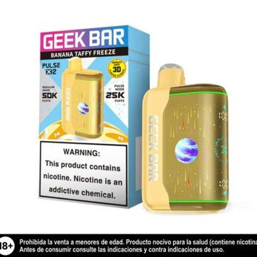 Imagen del producto Geek Bar Pulse X2 Banana Taffy Freeze 50.000 Puffs