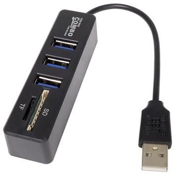 Imagen del producto HUB USB 2.0 con Lector memorias B625